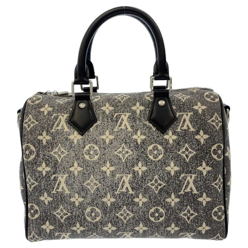 Louis Vuitton Monogram Jacquard Denim Speedy Bandouliere Handbag - Picture 12 of 12